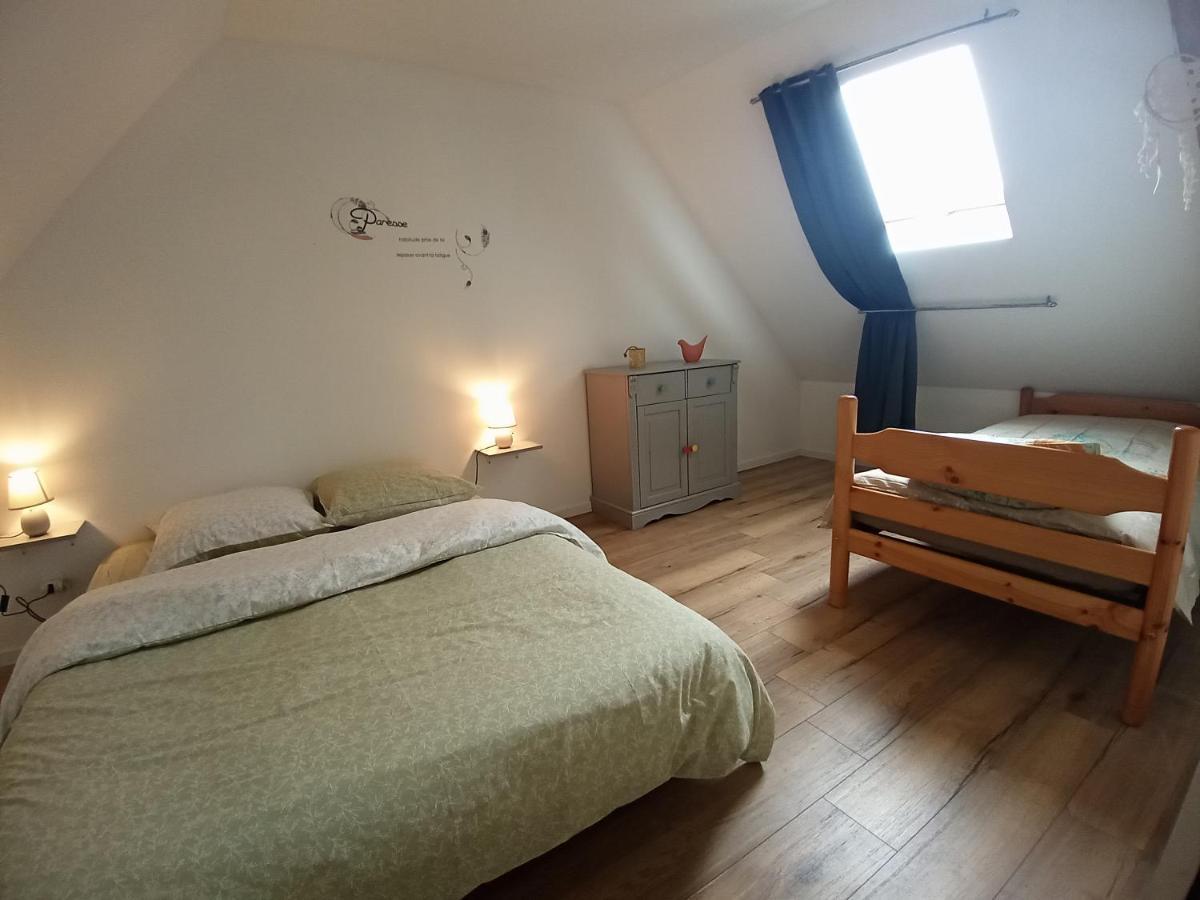 Maison Familiale A La Campagne La Chapelle-du-Bourgay Exteriér fotografie